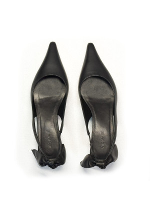 Туфли Vic Matie с бантами сзади острый мыс черные