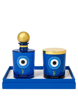 Набор TEATRO Fragranze uniche MYSTIC LEATHER (Диффузор 250 мл+Свеча 180 г)