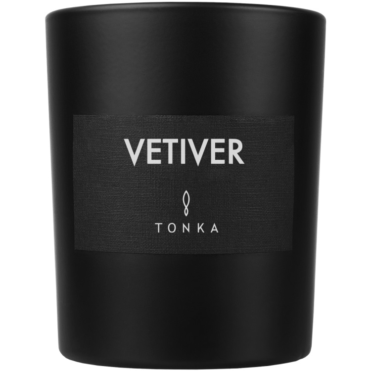 Свеча TONKA black matt аромат VETIVER 250 мл