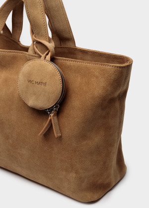 Сумка Vic Matie SIERRA замшевая песочная 1 1
