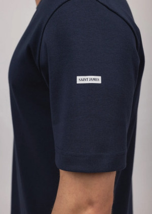 Футболка Saint James LUMIO MC темно-синяя 
