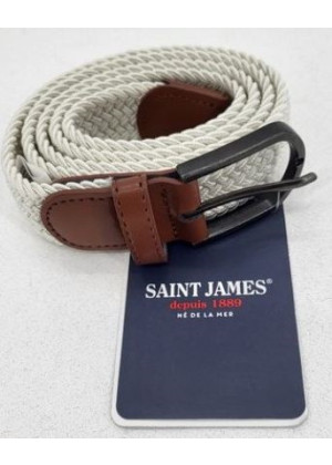 Ремень Saint James CEINT.ELAST.UNI плетённый экрю 