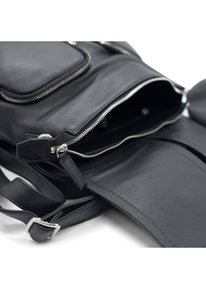 Рюкзак Vic Matie JAMI с клапаном чёрный