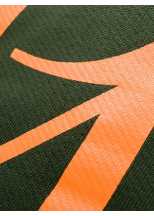 Худи Palm Angels с карманом-муфтой и логотипом зелёное