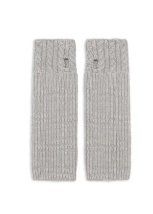 Митенки Saint James MITAINE U в рубчик серые 