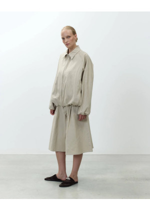 Куртка ALYSI со складкой на спине бежевая 