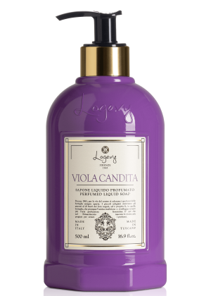 Жидкое мыло для рук Logevy FIRENZE 1965 VIOLA CANDITA / Сахарная фиалка, 500 мл