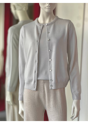 Кардиган Morgano шерсть светло-серый