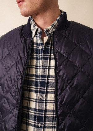 Жилет Saint James ST PIERRE стеганный тёмно-синий 