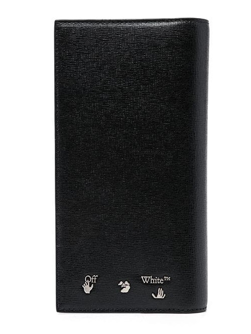 Бумажник Off-White с логотипом Hands-Off чёрный