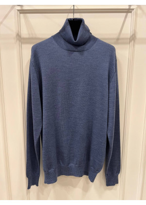 Водолазка Morgano серо-голубая