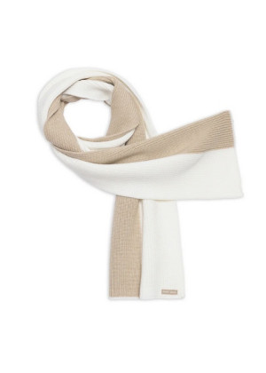 Шарф Saint James CANOE BICOLOR шерсть бежевый/экрю