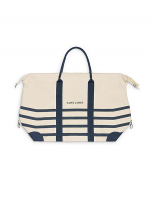Сумка пляжная Saint James SAC WEEK END в полоску экрю