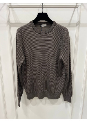 Джемпер Morgano в полоску коричневый