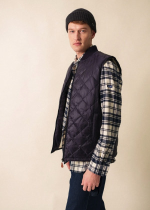 Жилет Saint James ST PIERRE стеганный тёмно-синий 