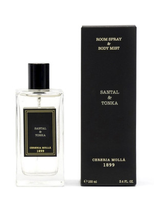 Рум-спрей для дома CERERIA MOLLA 1899 BOUTIQUE Santal & Tonka 100мл