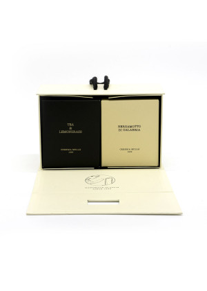 Подарочный сет свечей CERERIA MOLLA 1899 IV BOUTIQUE Bergamotto di Calabria / Tea & Lemongrass, 230г х 2 шт