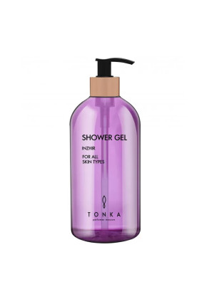 Гель для душа TONKA INZHIR розрачный пластик помпа серебро 500