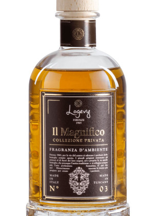 Диффузор с палочками Logevy FIRENZE 1965 Il Magnifico / Великолепный. Collezione PRIVATA, 500 мл