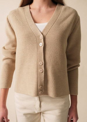 Кардиган Saint James AOSTE бежевый
