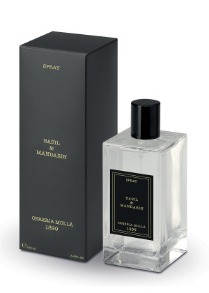 Рум-спрей для дома CERERIA MOLLA 1899 BOUTIQUE Basil & Mandarin 100мл
