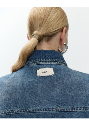 Рубашка из денима ALYSI синяя