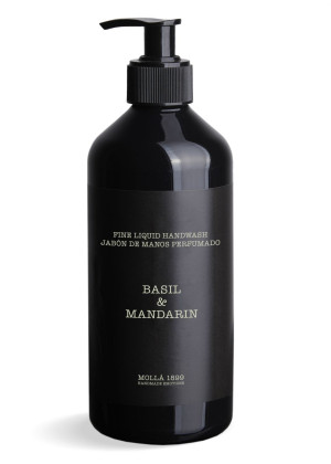 Нежное жидкое мыло для рук CERERIA MOLLA 1899 BOUTIQUE Basil & Mandarin 500мл