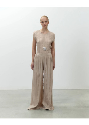 Топ ALYSI гофре пудровый